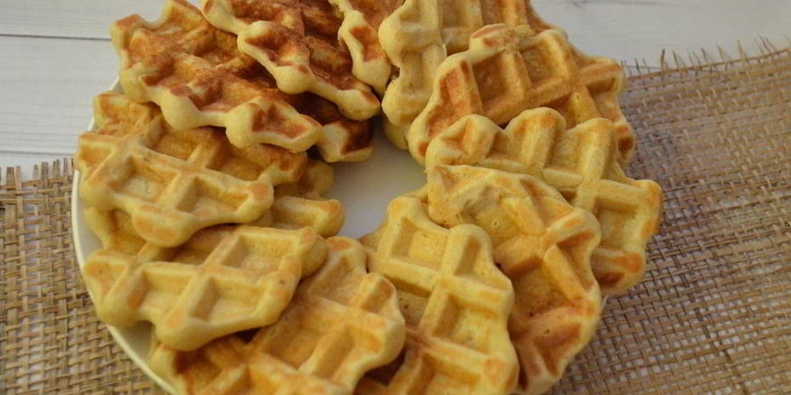 Рецепт творожных вафель с гречневой мукой