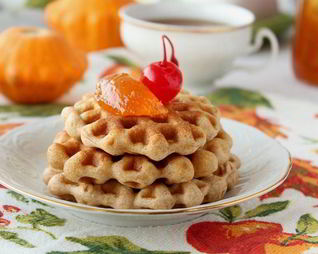 Тыквенные вафли