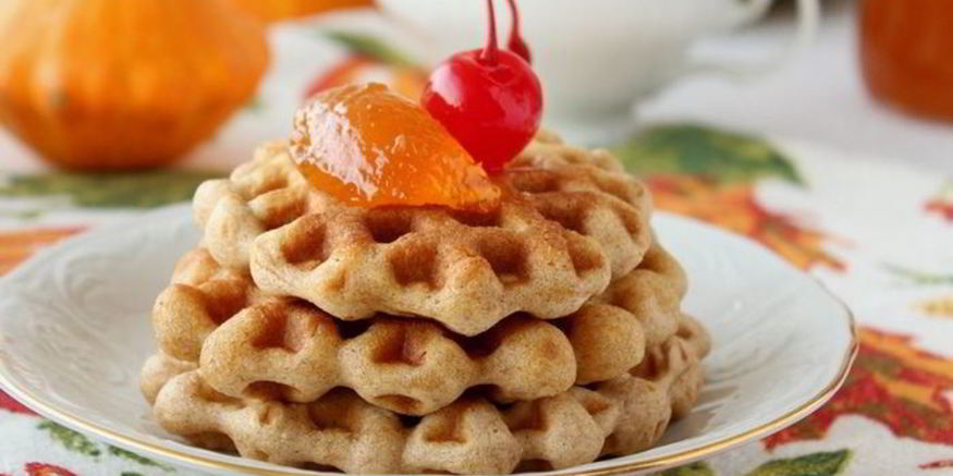 Рецепт тыквенных вафель