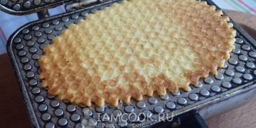 вафельные трубочки со сгущенкой