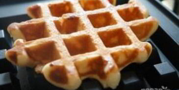 вафли домашние в электровафельнице