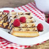 Рецепт Вафель на кефире с цельнозерновой мукой