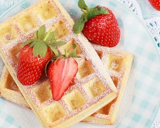 Вафли на кефире