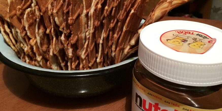 Рецепт вафель на сметане