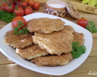 Вафли с фаршем в кляре