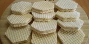 вафли с фаршем в кляре