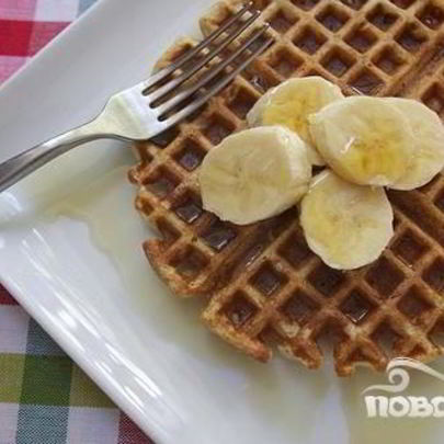 Вафли с коричневым маслом