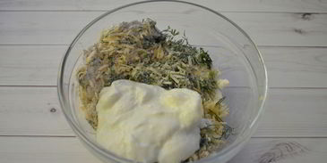 вафли с сыром и зеленью