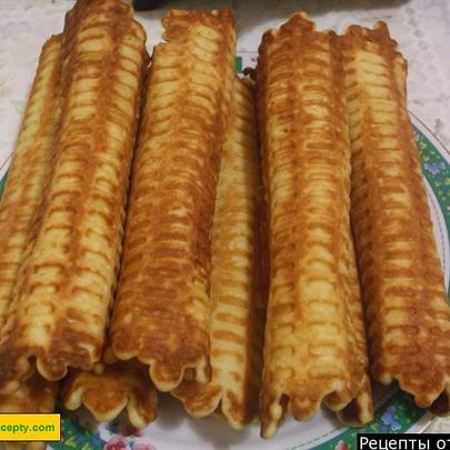 Вафли тонкие в вафельнице