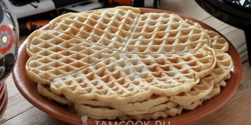 Рецепт вафель цельнозерновых