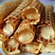 Рецепт Вафель в вафельнице со сгущенкой