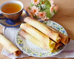 Вафли в электровафельнице хрустящие