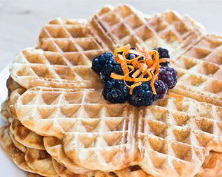 Вафли в электровафельнице