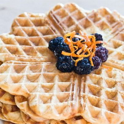 Вафли в электровафельнице