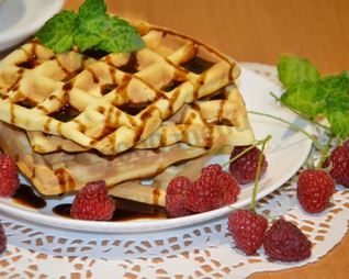 Венские вафли для электровафельницы