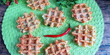 закусочные сырные вафли с болгарским перцем и зеленью