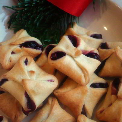 Ягодные конвертики из особого слоеного теста