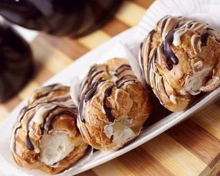 Домашние эклеры с кремом к чаю