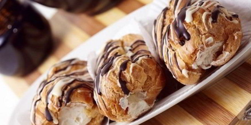 Рецепт домашних эклеров с кремом к чаю