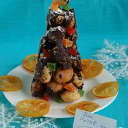 Рецепт Елочки из профитролей