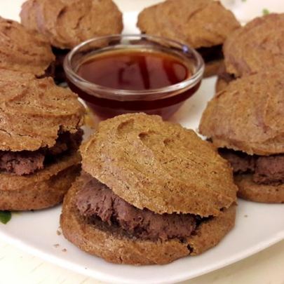 Гречневые профитроли с паштетом из дичи