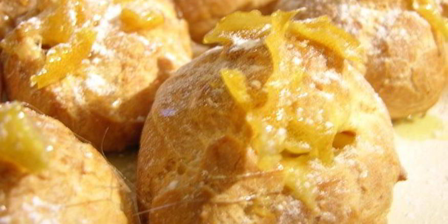 Рецепт лимонных эклеров