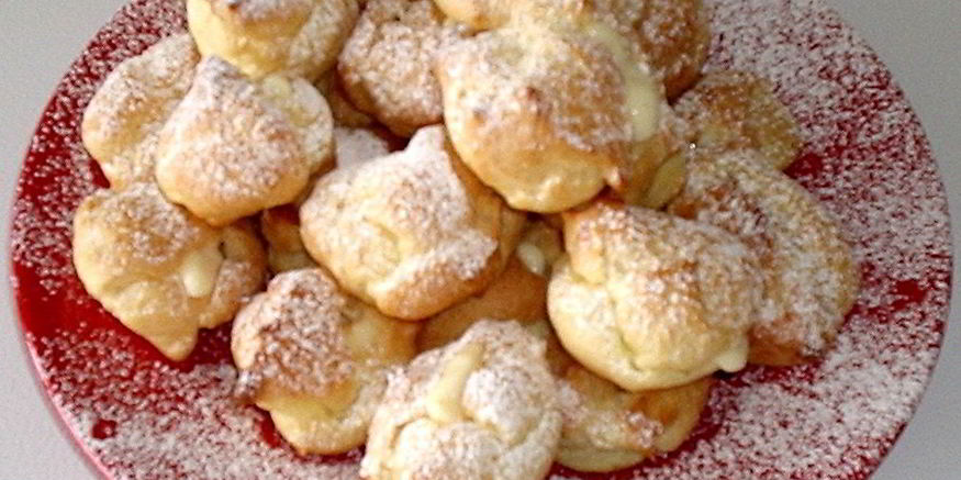 Рецепт пирожных эклеров с заварным кремом