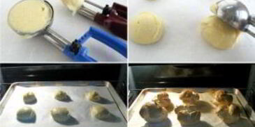 профитроли с крабовой начинкой