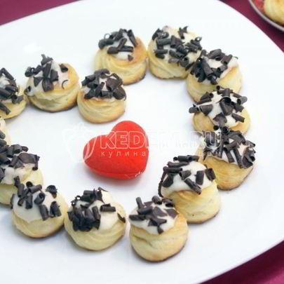 Профитроли с кремом Поцелуй