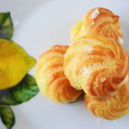 Рецепт Профитролей с лимонным заварным кремом