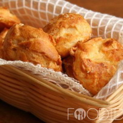 Профитроли с семгой