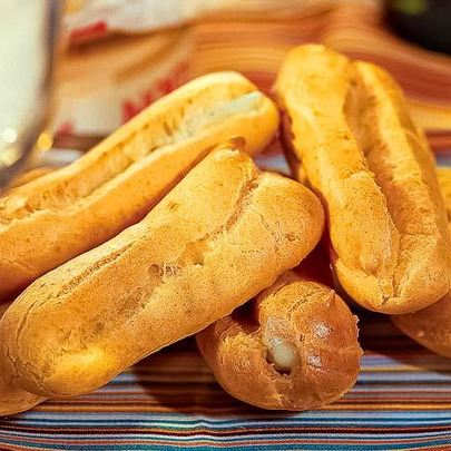 Профитроли с сырным кремом