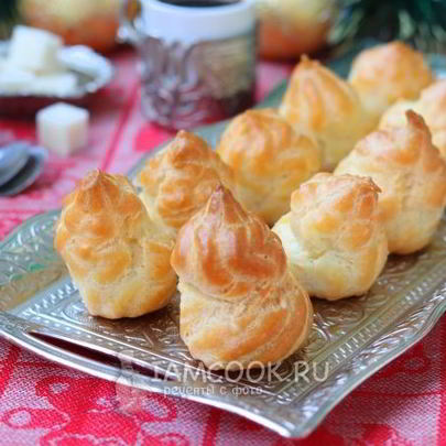 Профитроли с заварным кремом