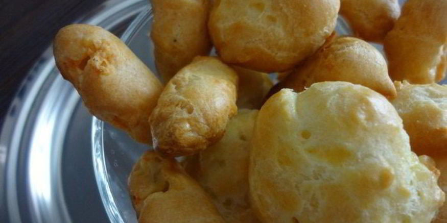 Рецепт сырных профитролей