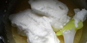 торт с профитролями и хурмой