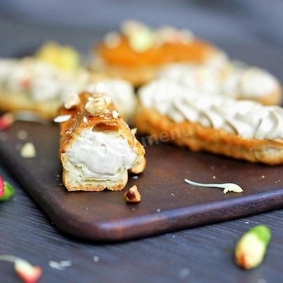 Эклеры с белковым кремом