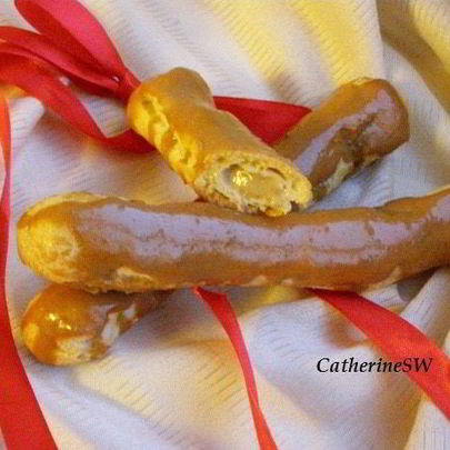 Эклеры с кофейным заварным кремом