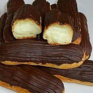 Рецепт Эклеров с кремом в глазури