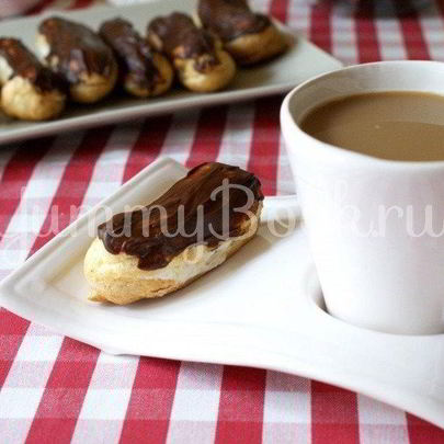 Эклеры с творожным сыром