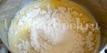 эклеры с творожным сыром