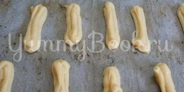 эклеры с творожным сыром