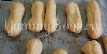 эклеры с творожным сыром