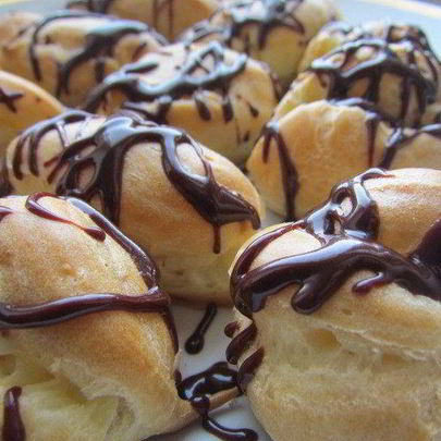 Эклеры с заварным кремом из пломбира