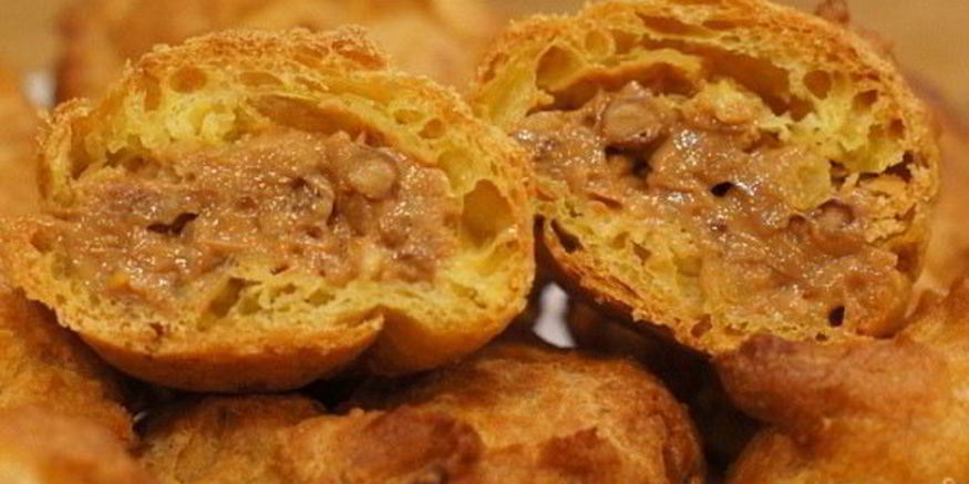 Рецепт эклеров со сгущенкой