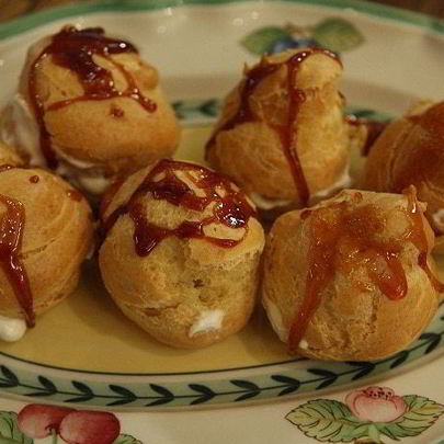 Эклеры со сливочно-творожным кремом