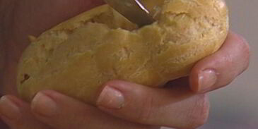 эклеры со сливочно-творожным кремом