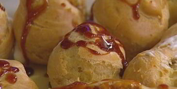 эклеры со сливочно-творожным кремом