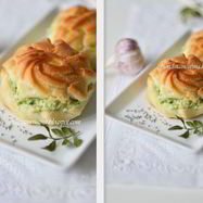 Рецепт Закусочных профитролей с нежным кремом из цукини