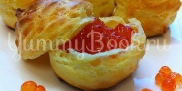 закусочные сырные эклеры