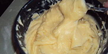 заварные пирожные с ореховым кремом